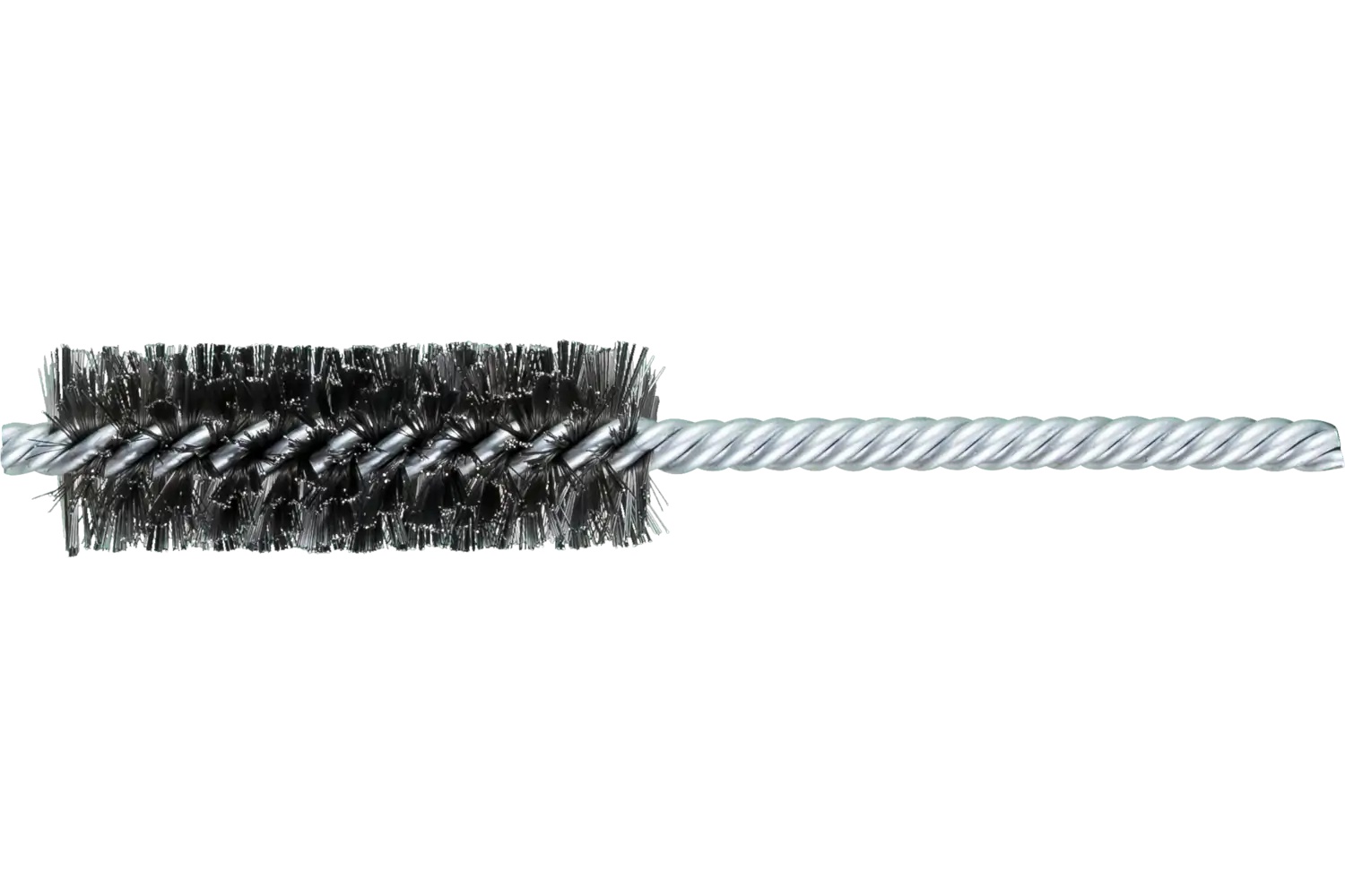Picture of Pferd Power Tube Brush 7/8" Dia. .006 Carbon Steel Wire 1/4" Stem Ds/Ds